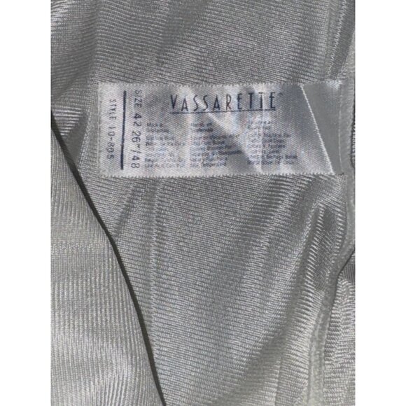 Vintage Vassarette Ivory Lace Trim Nylon Full Slip Dress Size 42 Adjustable Stra - Picture 4 of 8